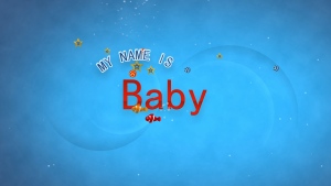 蓝色海底星空简单宝宝成长视频模版