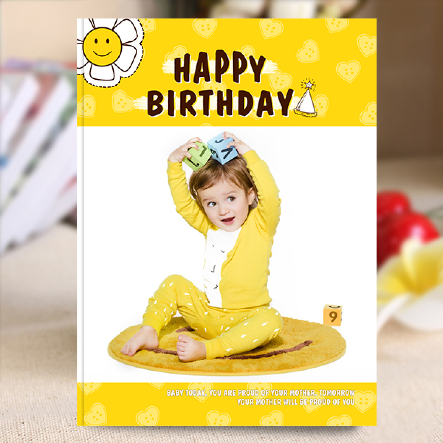 杂志册-儿童版（Happy birthday!）宝宝周岁生日成长记录相册