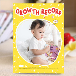 杂志册-儿童版（Growth record）儿童相册/宝宝成长记录相册