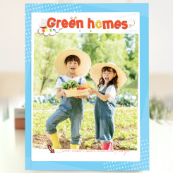 精品杂志册-萌宝相册儿童版（Green homes）