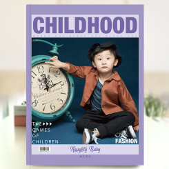 精品杂志册-儿童版（童年childhood)精致儿童成长相册宝宝记录相册