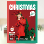 精品杂志册-儿童版（CHRISTMAS）圣诞节日纪念相册亲子活动生活相册