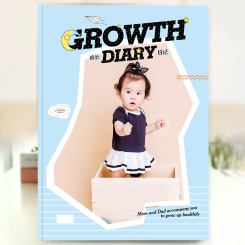 精品杂志册-儿童版（成长日记）电子杂志（Growth Diary）