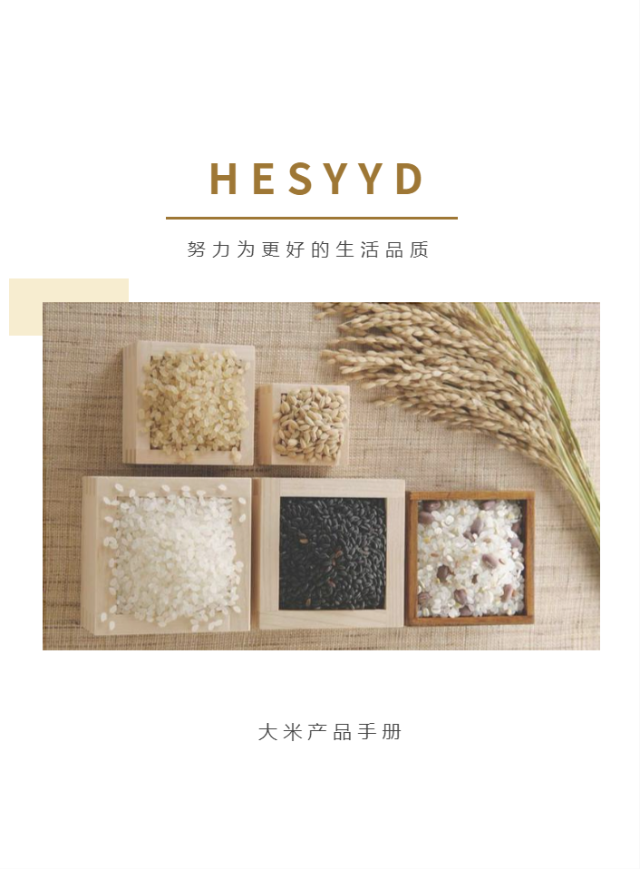 文艺创意五谷杂粮产品食品宣传电子画册